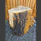 versteinertes Holz schwarz 66cm hoch