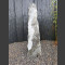 Marmor Monolith weiß-grau 95cm