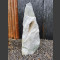 Marmor Monolith weiß-grau 60cm