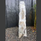 Marmor Monolith weiß-grau 84cm