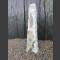 Marmor Monolith weiß-grau 84cm