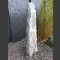 Marmor Monolith weiß-grau 84cm