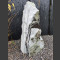 Marmor Monolith weiß-grau 71cm