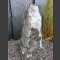 Marmor Monolith weiß-grau 68cm