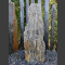 Zebra Gneis Naturstein Monolith 106cm hoch