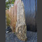 Zebra Gneis Naturstein Monolith 135cm hoch