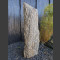 Zebra Gneis Naturstein Monolith 112cm hoch