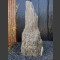 Zebra Gneis Naturstein Monolith 114cm hoch