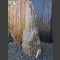 Zebra Gneis Naturstein Monolith 114cm hoch