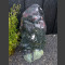 Marmor Felsen schwarz-rot-grün 139cm hoch