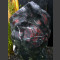 Marmor Felsen schwarz-rot-grün 139cm hoch