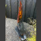Schieferskulptur schwarz-bunt 157cm hoch