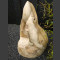 Showstone Skulptur beige-weiß 100cm