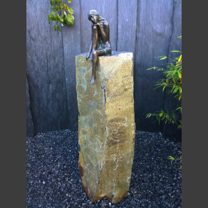 Monolith versteinertes Holz 80cm 