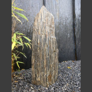 Monolith de gneiss zébrées 74cm de haut