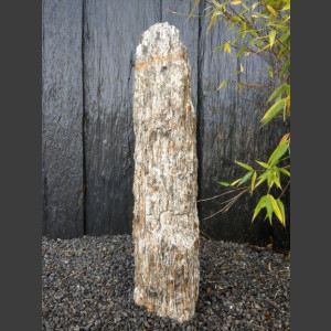 Monolith de gneiss zébrées 97cm de haut