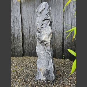 Alaska Marbre Monolith noir-blanc 130cm de haut