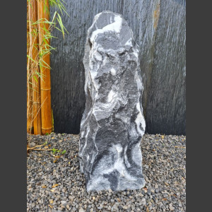 Alaska Marbre Monolith noir-blanc 130cm de haut