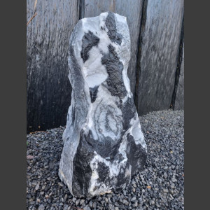 Alaska Marbre Monolith noir-blanc 130cm de haut