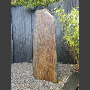 Monolith Schiste gris-brun 92cm de haut