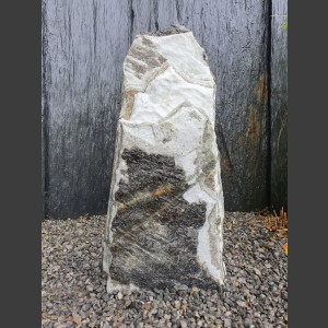 Marbre Monolith blanc-gris 68cm de haut