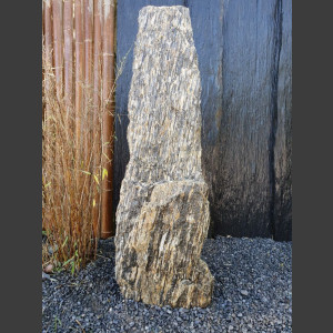 Monolith de gneiss zébrées 135cm de haut