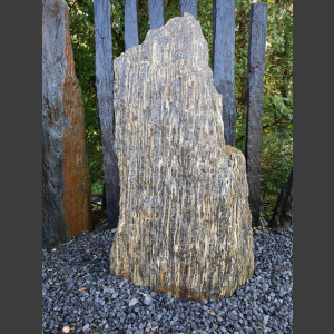Monolith de gneiss zébrées 97cm de haut hoch