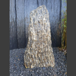 Monolith de gneiss zébrées 88cm de haut