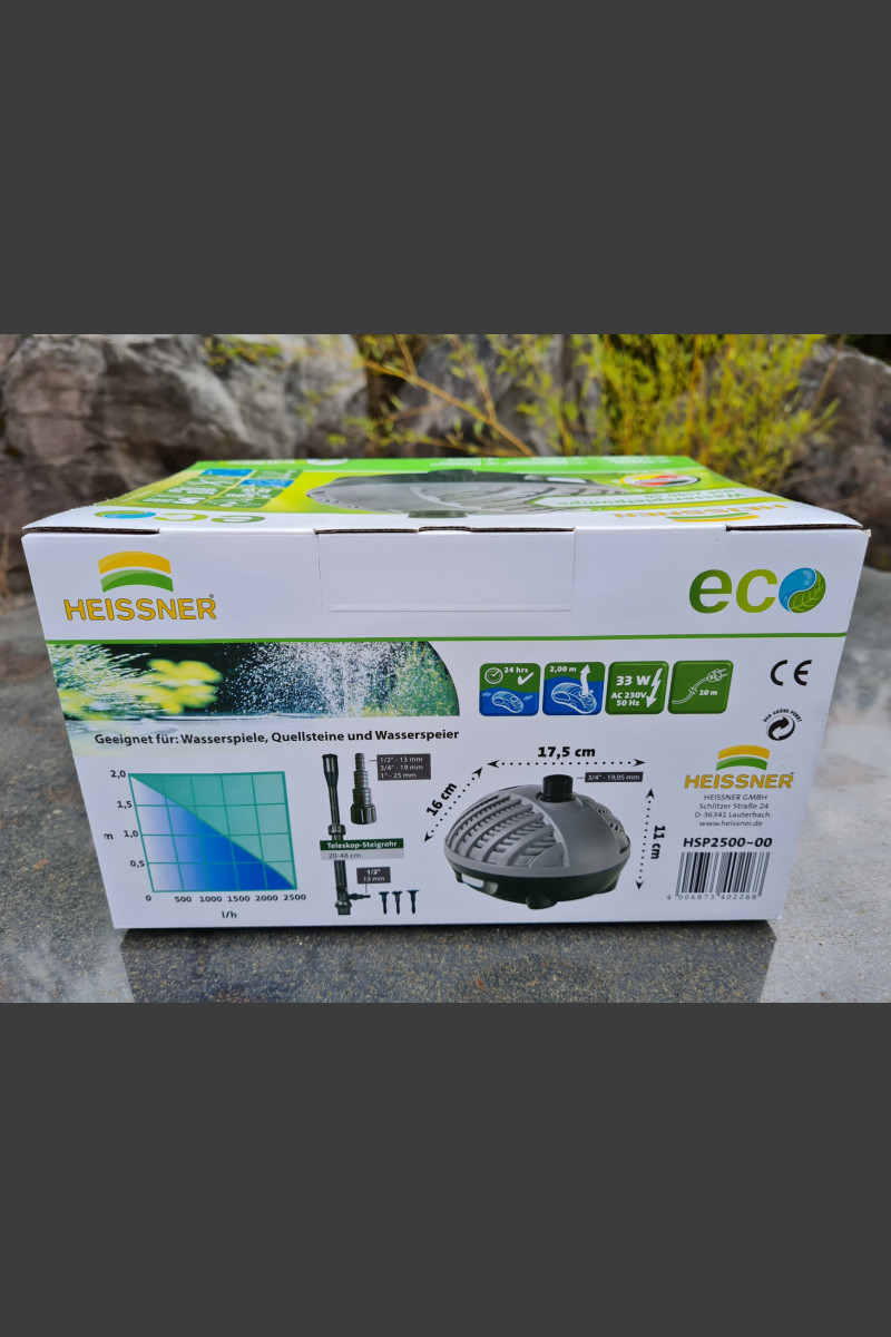 Heissner Smartline Craft HFP 2500 Eco 2200 L/h Szűrő- és Patakszivattyú