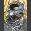 Sculpture en marbre noir-blanc 130cm de haut