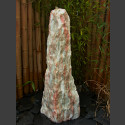 Kit Fontaine Monolithe Marbre rose blanc 115cm