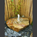 Fontaine de jet d'eau moussant gres beige