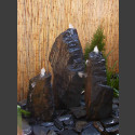 Kit Fontaine Triolithes schiste gris-noir 75cm