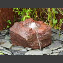 Fontaine de jardin complet Lave avec creux 25cm