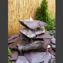 Cascade fontaine de jardin complet violet 5 pièces