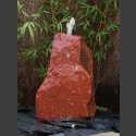 Pierre à fontaine de jardin grès rouge 35cm