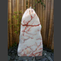 Ice Monolithe marbre blanc-rose poncè 100cm