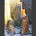 Fontaine Triolithes schiste gris-brun 50cm