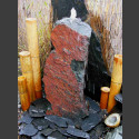 Kit Fontaine Monolith schiste rouge-noir 75cm