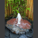 Fontaine jet d'eau moussant schiste 65cm