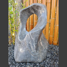 Sculpture en marbre gris-blanche 71cm de haut