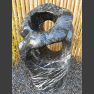 Sculpture en marbre noir-blanc 130cm de haut