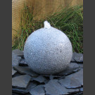 Boule de Fontaine complet granite gris 40cm