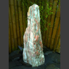 Kit Fontaine Monolithe Marbre rose blanc 95cm