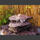 Cascade á fontaine de jardin violet 3 pièces
