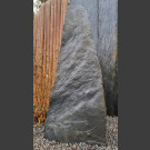 Monolith Schiste noir 125cm de haut