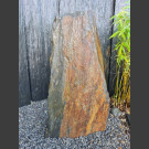 Monolith Schiste gris-brun 99cm de haut