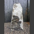 Marbre Monolith blanc-gris 68cm de haut