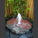 Fontaine jet d'eau moussant schiste 65cm