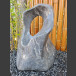 Sculpture en marbre gris-blanche 71cm de haut